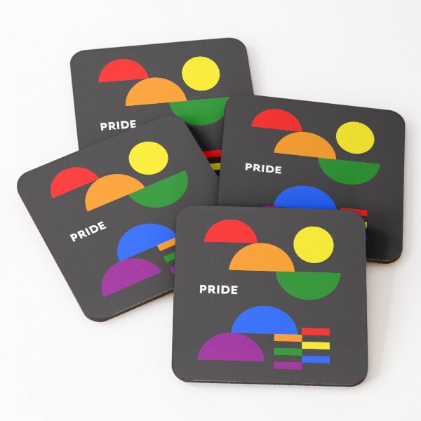 Item preview, Minimalist Bauhaus Rainbow Pride Abstract Geometry Design designed and sold by MaiZephyr.