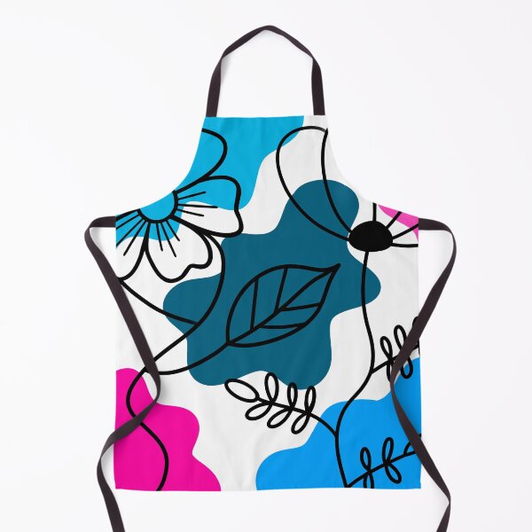 Item preview, Blue And Pink Boho Floral Minimalism designed and sold by Sartoris Art.