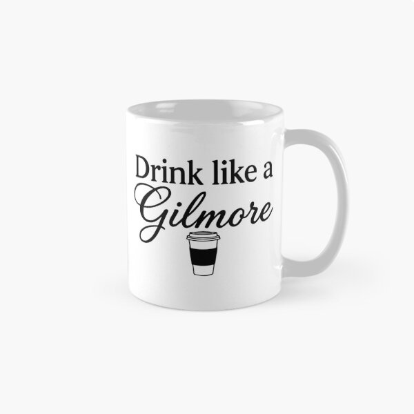 Item preview, Drink Like a Gilmore Funny Coffee Typography designed and sold by FlatInkStudio.