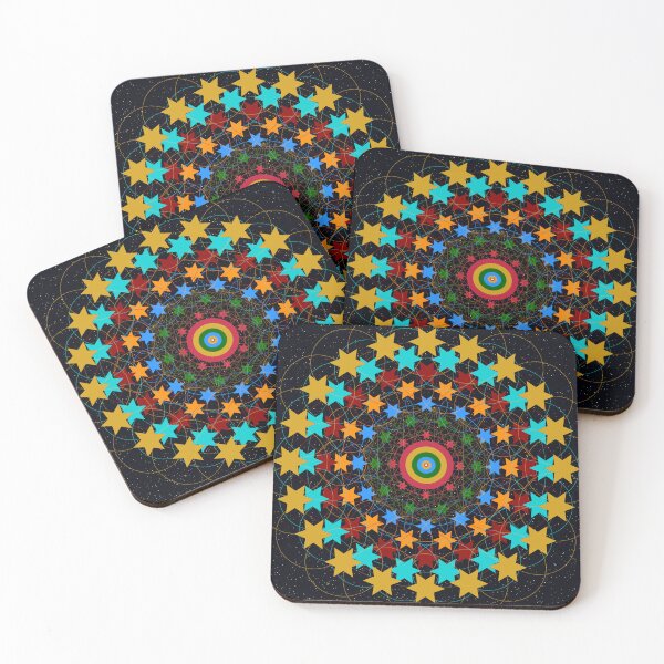 Item preview, African Sacred Geometry Flower of Life Mandala Art  designed and sold by AfricanArtHub.
