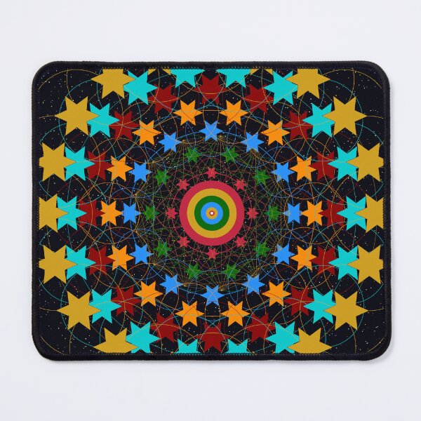 Item preview, African Sacred Geometry Flower of Life Mandala Art  designed and sold by AfricanArtHub.