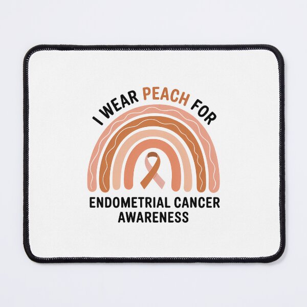 Item preview, I WEAR PEACH FOR Endometrial Cancer Awareness Bundle Peach Ribbon designed and sold by SapfireStuArt.