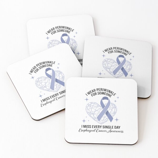 Item preview, I WEAR PERIWINKLE FOR SOMEONE Esophageal Cancer Awareness Periwinkle Ribbon designed and sold by SapfireStuArt.