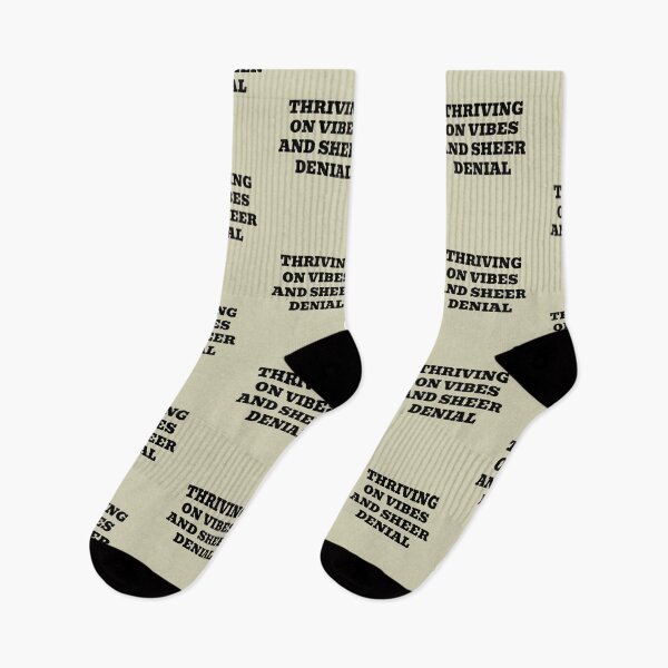Item preview, Thriving On Vibes And Sheer Denial designed and sold by WakeNBake-Tees.