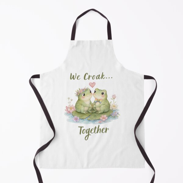 Item preview, We Croak Together — Cute Pride LGBTQ Frog Couple Soft Cottagecore Love Wins Gift designed and sold by SillentDesign.