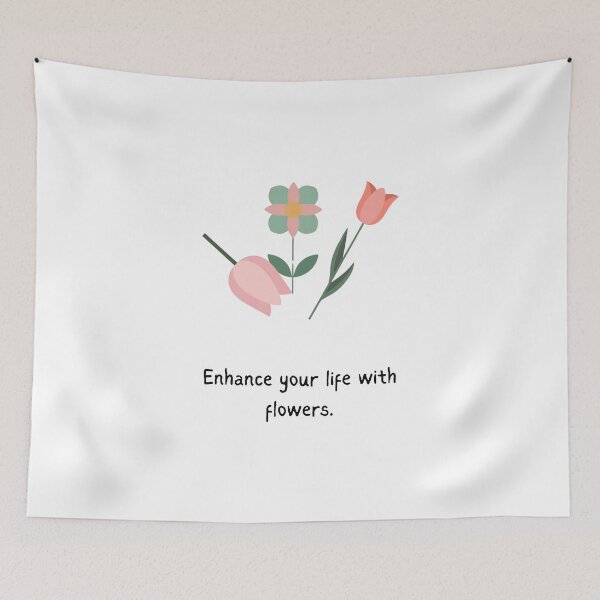 Item preview, Enhance Your Life With Flowers | SImple Flower designed and sold by ZR-Prints.