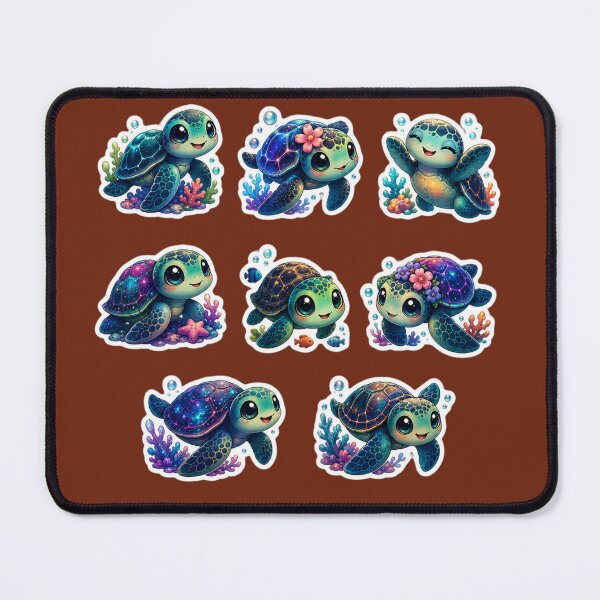 Item preview, Kawaii Sea Turtle Sticker Pack designed and sold by KrishAuraa.