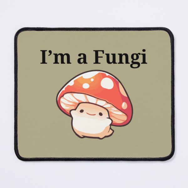 Item preview, Kawaii I'm a Fungi- Cute Mushroom Character Pun   designed and sold by ShaderShirts.