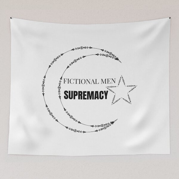 Item preview, Funny booktok inspired design for readers who know fictional men are superior ? designed and sold by BookedAndDesign.
