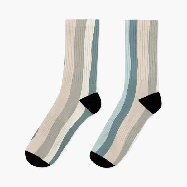 Item preview,  Soft Coastal Nursery Stripes designed and sold by MegaNovaArt.