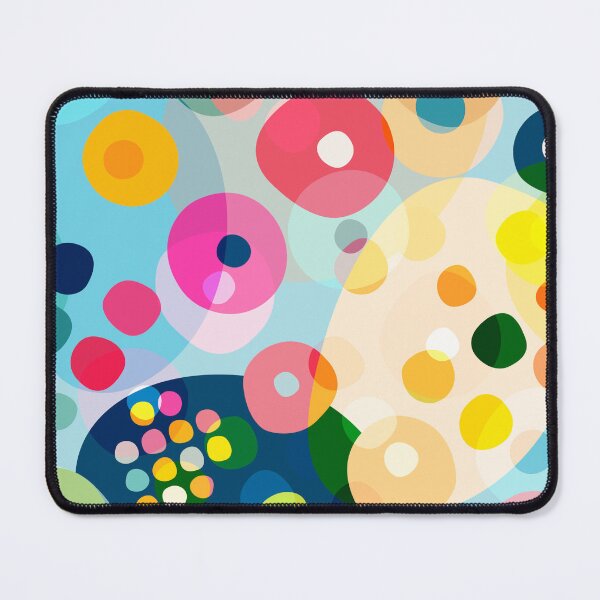 Item preview, Retro Abstract Overlapping Circles Pattern Colorful designed and sold by jttrends.