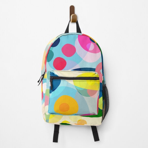 Item preview, Retro Abstract Overlapping Circles Pattern Colorful designed and sold by jttrends.