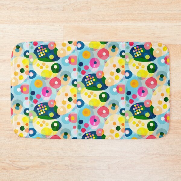 Item preview, Retro Abstract Overlapping Circles Pattern Colorful designed and sold by jttrends.