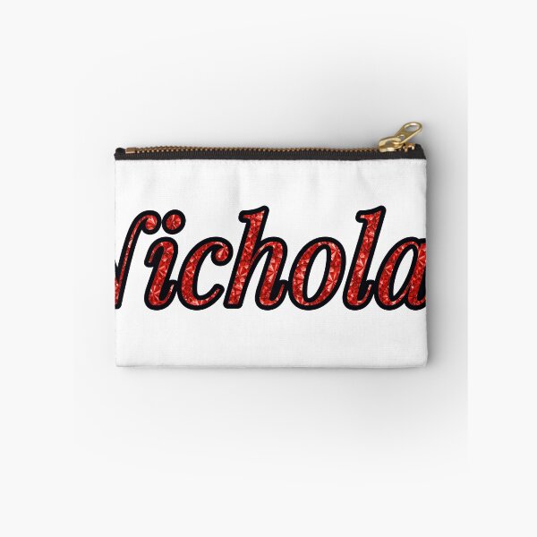 Item preview, Nicholas Boy Name Red Rhinestone Texture designed and sold by TheIconSmith.