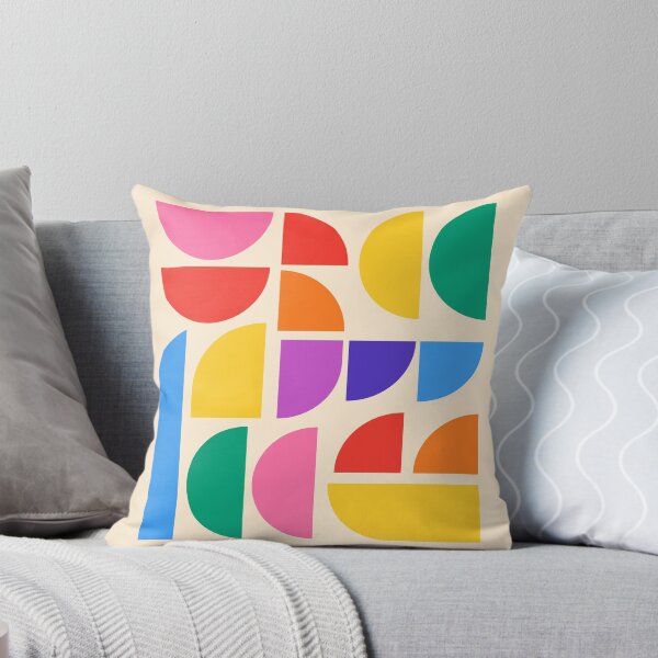 Item preview, Colorful Pride Rainbow Bauhaus Inspired Geometric Abstract Composition designed and sold by MaiZephyr.