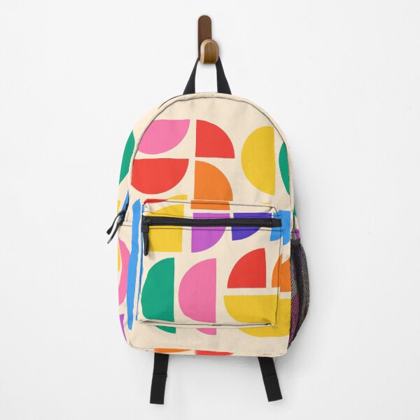 Item preview, Colorful Pride Rainbow Bauhaus Inspired Geometric Abstract Composition designed and sold by MaiZephyr.