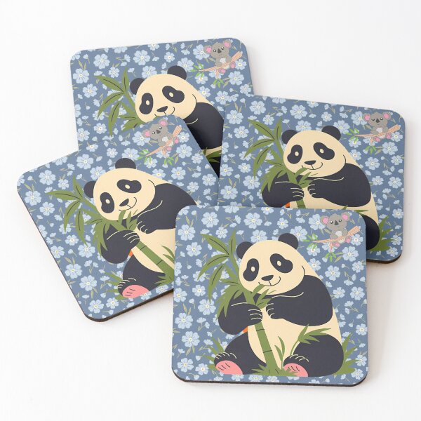 Item preview, Cute Panda and Koala Pattern - Kawaii Animal Aesthetic designed and sold by Divichan.