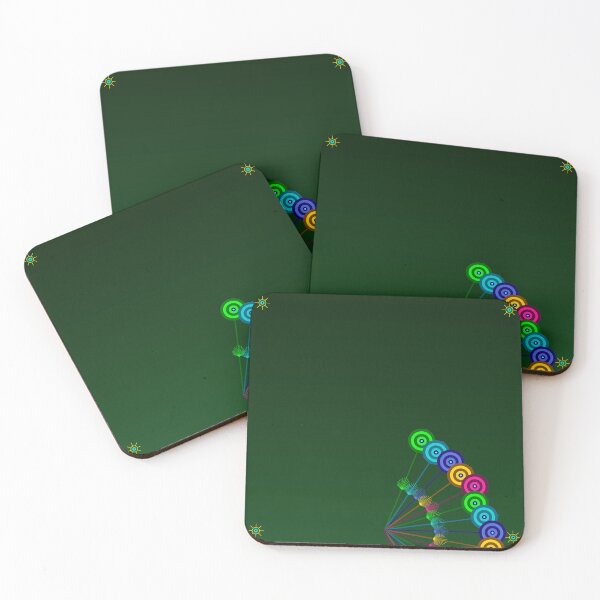 Item preview, African Peacock Queen Feather Fan Green Gold Art  designed and sold by AfricanArtHub.
