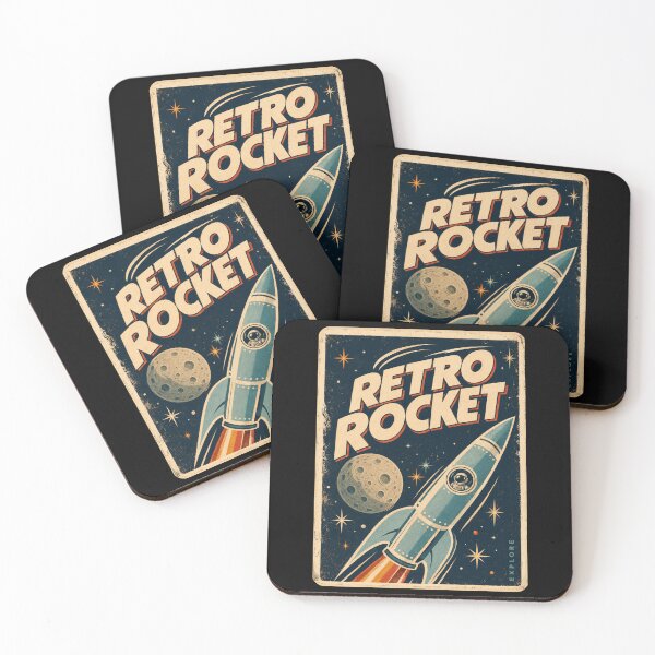 Item preview, RETRO ROCKET designed and sold by Moko7.