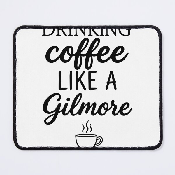 Item preview, Drink Like a Gilmore Funny Coffee Typography designed and sold by FlatInkStudio.