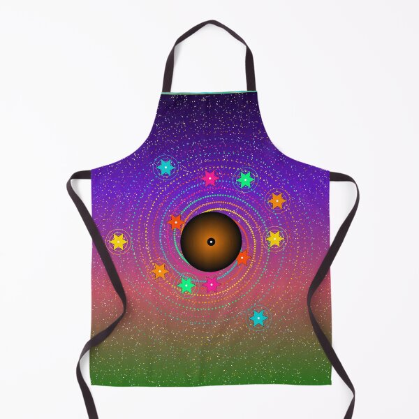 Item preview, African Galaxy Storm Spiral Nebula Tribal Space Art designed and sold by AfricanArtHub.