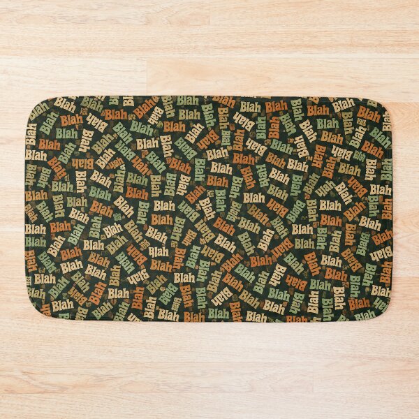 Item preview, Retro Blah… | Typography Design designed and sold by P’s stuff.