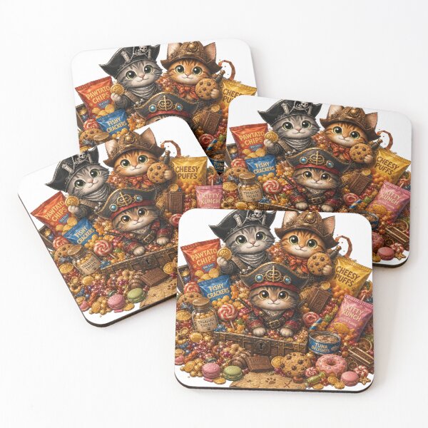 Item preview, Pirate Cats and Sweet Treasure designed and sold by HomeyDay.