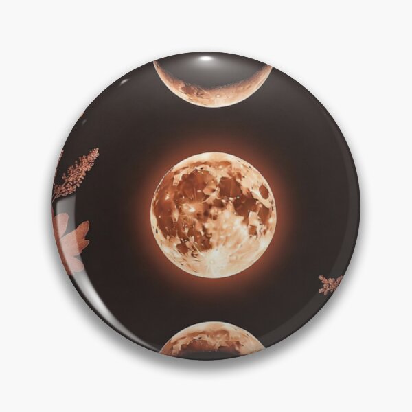 Item preview, Celestial Eclipse PNG Design, Dark Botanical Moon Phase Art for T-Shirts & Tote Bags designed and sold by GalleryPeak.