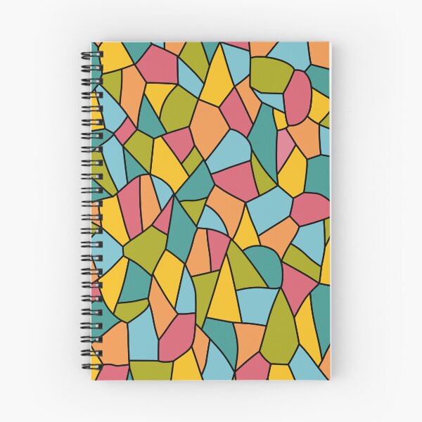 Item preview, Abstract stained glass pattern. Colorful geometric mosaic background with black outlines. designed and sold by NadiiArt.