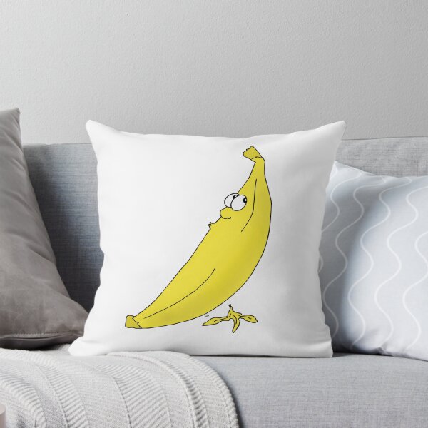 Item preview, Funny Bad Banana Prank Cartoon – Cute Evil Fruit Character Meme Art designed and sold by MyxaART.