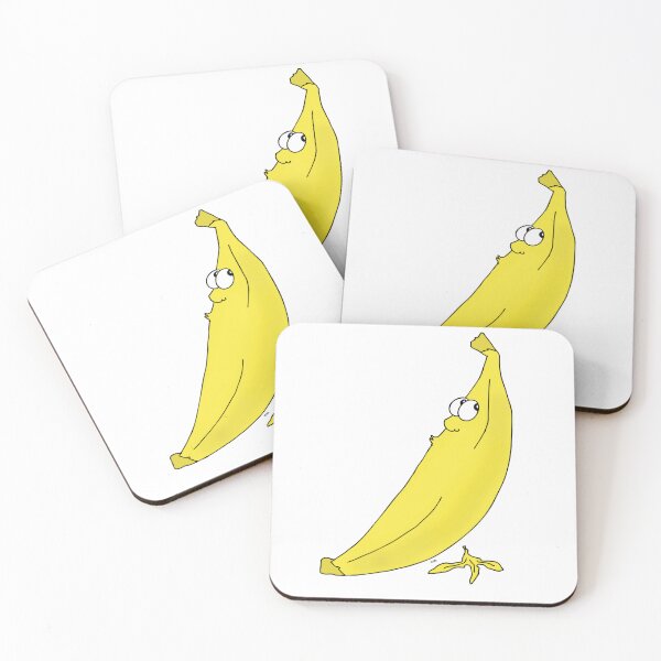 Item preview, Funny Bad Banana Prank Cartoon – Cute Evil Fruit Character Meme Art designed and sold by MyxaART.