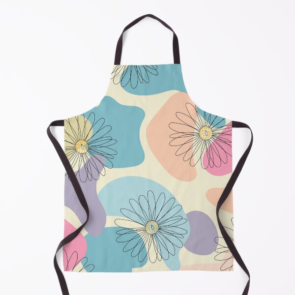 Item preview, Retro Line Art Daisy Pattern Abstract Pastel designed and sold by jttrends.