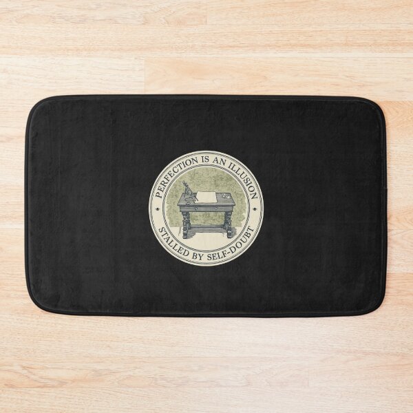 Item preview, Perfection Is An Illusion Desk | Writer Burnout designed and sold by VENOHA.