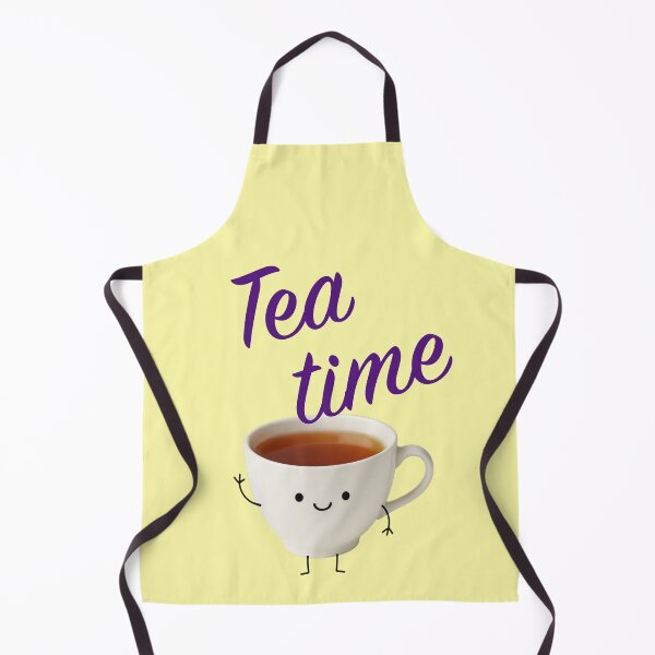 Item preview, Teatime Cute teacup with purple lettering designed and sold by Mauswohn.