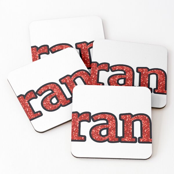 Item preview, Frank Boy Name Red Rhinestone Texture designed and sold by TheIconSmith.