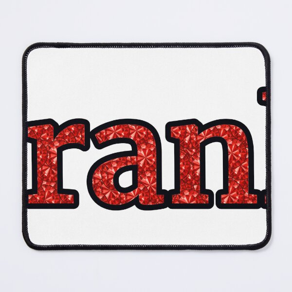 Item preview, Frank Boy Name Red Rhinestone Texture designed and sold by TheIconSmith.