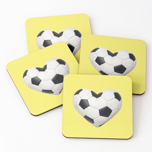 Item preview, Football heart motif for true fans and club love designed and sold by Mauswohn.