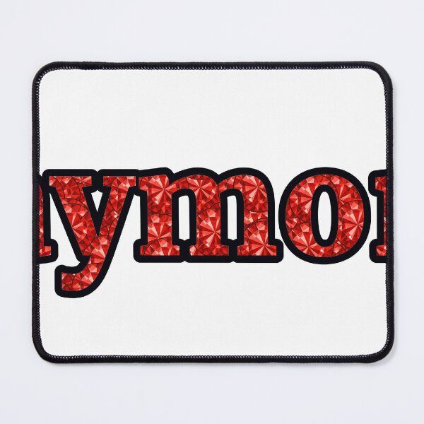 Item preview, Raymond Boy Name Red Rhinestone Texture designed and sold by TheIconSmith.