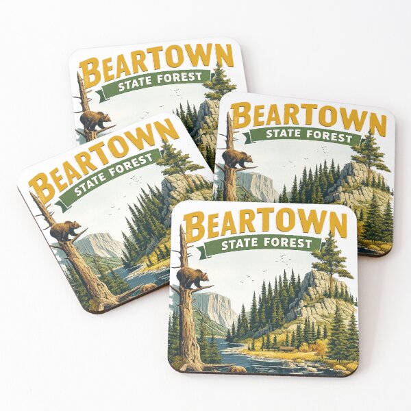 Item preview, Beartown State Forest Massachusetts State Wild Animals designed and sold by yunamaliskova.