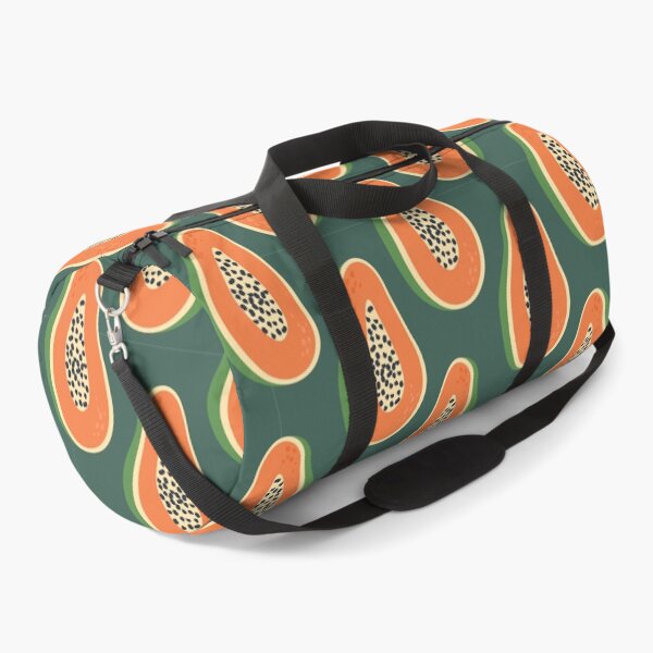Item preview, Papaya halves tropical pattern designed and sold by CHERRY--SHOP.