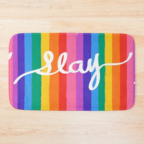 Item preview, Slay Pride Stripes Illustration – Rainbow Bold Celebration Design designed and sold by MaiZephyr.