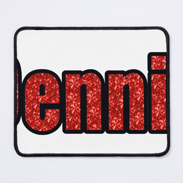 Item preview, Dennis Boy Name Red Rhinestone Texture designed and sold by TheIconSmith.
