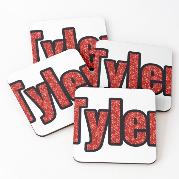 Item preview, Tyler Boy Name Red Rhinestone Texture designed and sold by TheIconSmith.