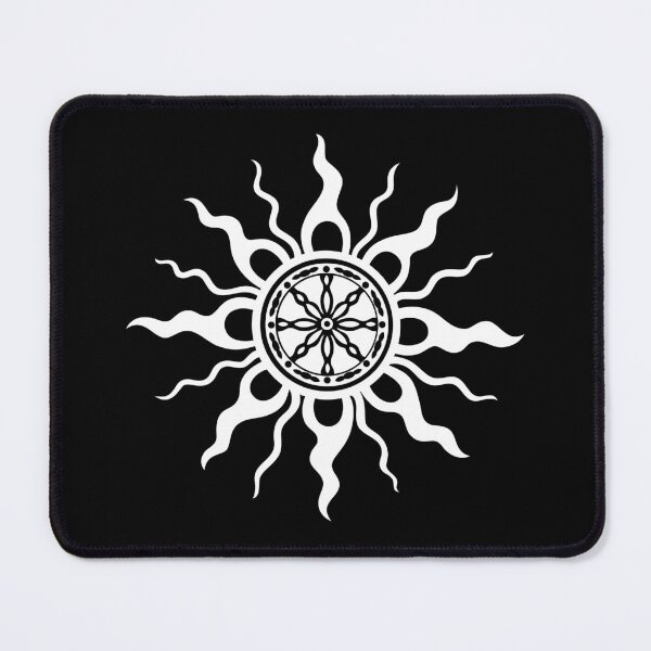 Item preview, Midsummer Sun Tribal Litha Pagan Art designed and sold by Christine Krahl.