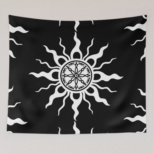Item preview, Midsummer Sun Tribal Litha Pagan Art designed and sold by Christine Krahl.