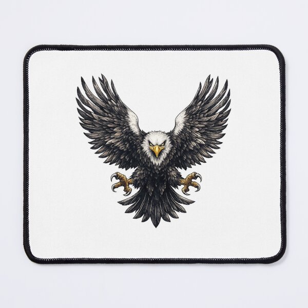 Item preview, Majestic Bald Eagle Oversized T-Shirt Design | Fierce Eagle Graphic Tee designed and sold by ClickToSticker.