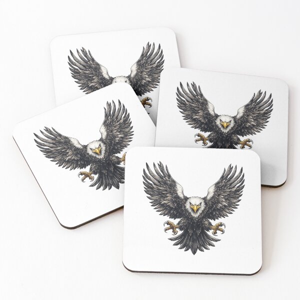 Item preview, Majestic Bald Eagle Oversized T-Shirt Design | Fierce Eagle Graphic Tee designed and sold by ClickToSticker.