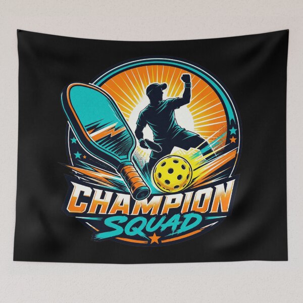 Item preview, Champion Squad Pickleball | Retro 80s Paddle Sports Graphic designed and sold by Timeless Junction.