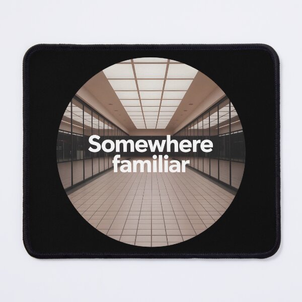 Item preview, Somewhere Familiar – Liminal Space Shopping Mall Weirdcore Design designed and sold by ImaginedSpace7.