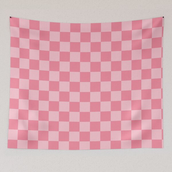 Item preview, Double Pink Checkered Pattern designed and sold by The Innocent Ghost Project.